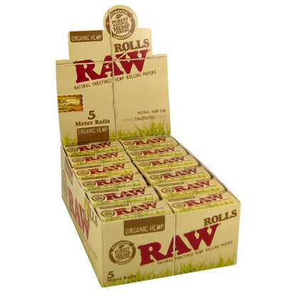 RAW Organic Rolls 5M (Bulk Box)
