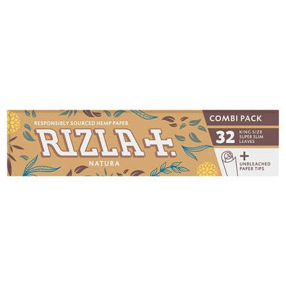 Rizla Natura King Size Slim Combi Pack with Tips (Bulk Box)