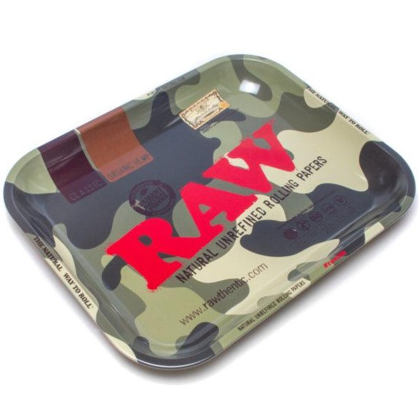 RAW Camouflage Metal Rolling Tray - Large